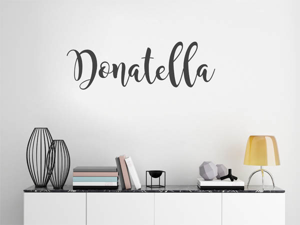 Wandtattoo Donatella in Handschrift