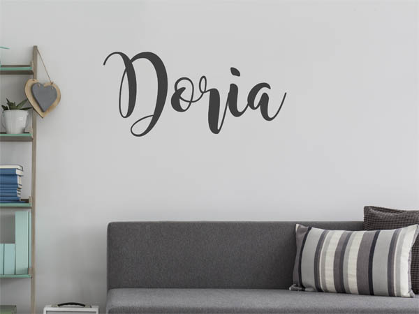 Wandtattoo Doria in Handschrift