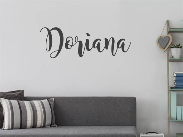 Wandtattoo Doriana in Handschrift