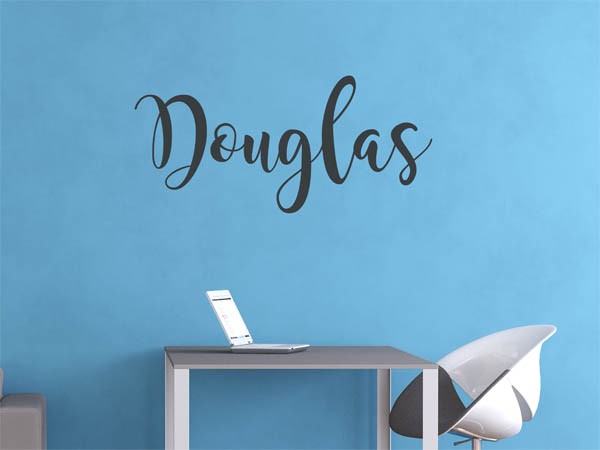 Wandtattoo Douglas in Handschrift
