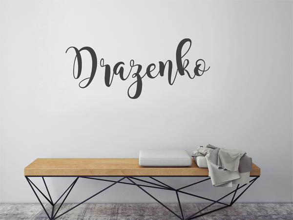 Wandtattoo Drazenko in Handschrift