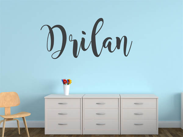 Wandtattoo Drilan in Handschrift