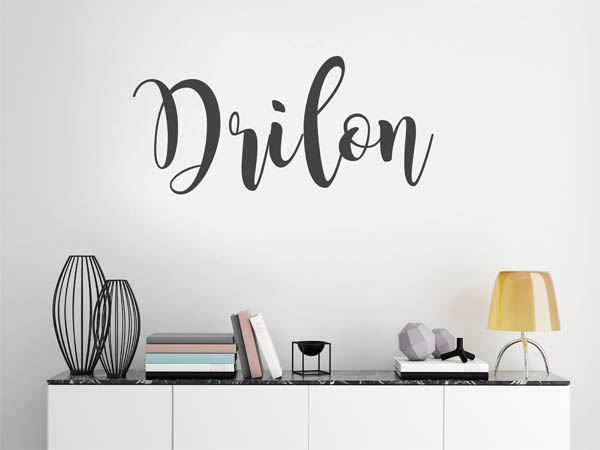 Wandtattoo Drilon in Handschrift