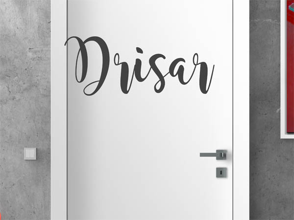 Wandtattoo Drisar in Handschrift