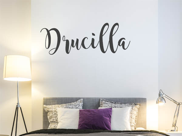 Wandtattoo Drucilla in Handschrift