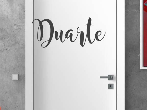 Wandtattoo Duarte in Handschrift