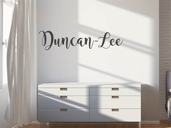 Wandtattoo Duncan-Lee in Handschrift