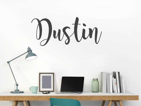 Wandtattoo Dustin in Handschrift