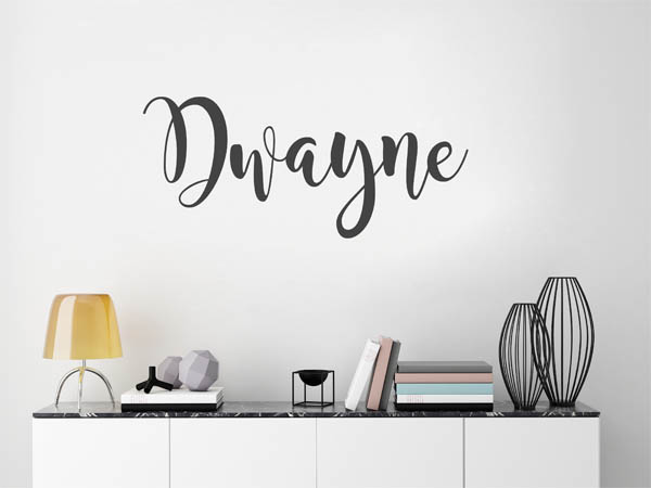 Wandtattoo Dwayne in Handschrift