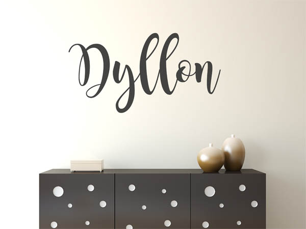 Wandtattoo Dyllon in Handschrift