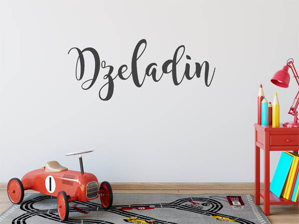 Wandtattoo Dzeladin in Handschrift