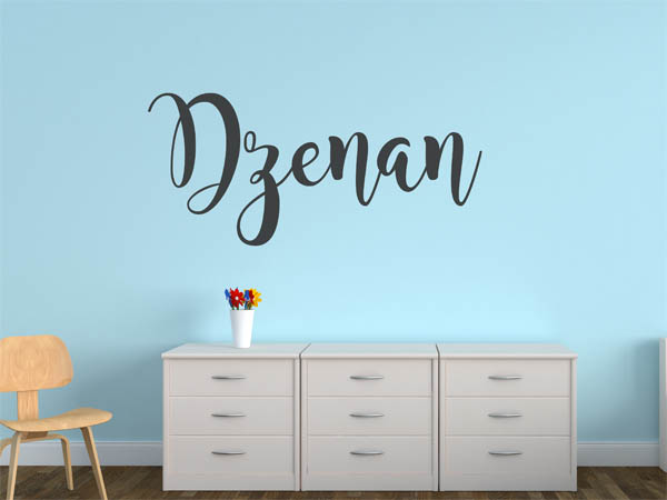 Wandtattoo Dzenan in Handschrift