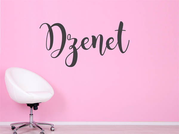 Wandtattoo Dzenet in Handschrift