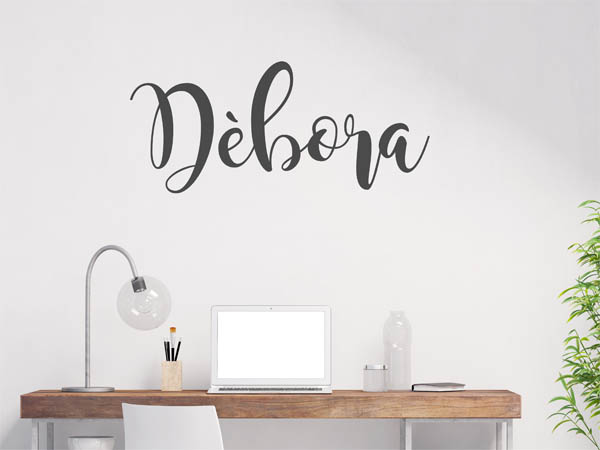Wandtattoo Dèbora in Handschrift