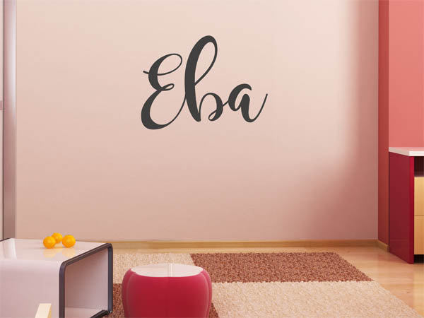 Wandtattoo Eba in Handschrift