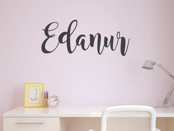 Wandtattoo Edanur in Handschrift