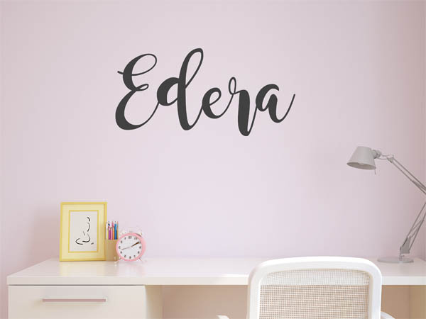 Wandtattoo Edera in Handschrift