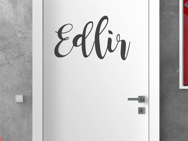 Wandtattoo Edlir in Handschrift