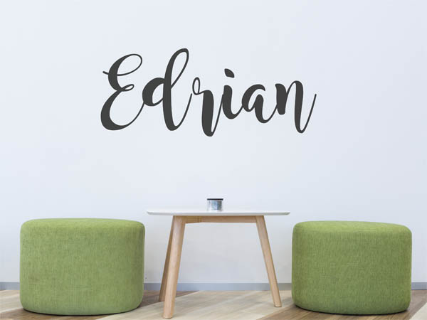Wandtattoo Edrian in Handschrift