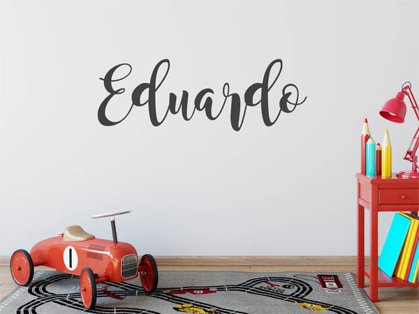 Wandtattoo Eduardo in Handschrift