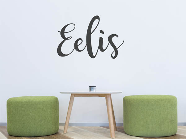 Wandtattoo Eelis in Handschrift