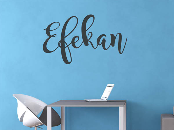 Wandtattoo Efekan in Handschrift