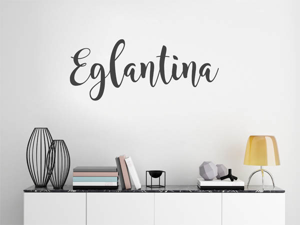 Wandtattoo Eglantina in Handschrift