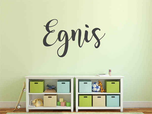 Wandtattoo Egnis in Handschrift