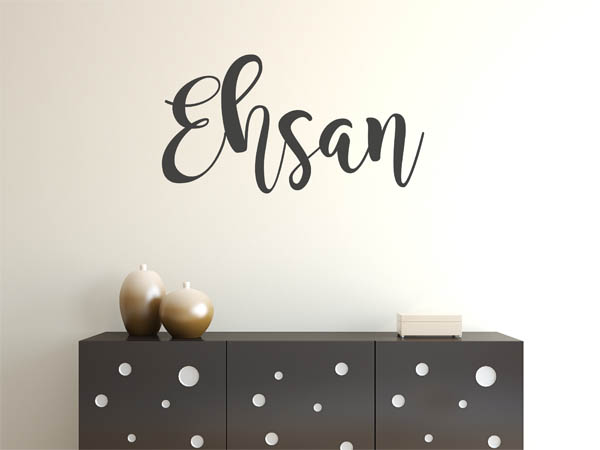 Wandtattoo Ehsan in Handschrift