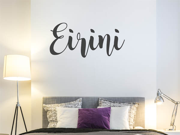 Wandtattoo Eirini in Handschrift