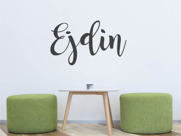 Wandtattoo Ejdin in Handschrift