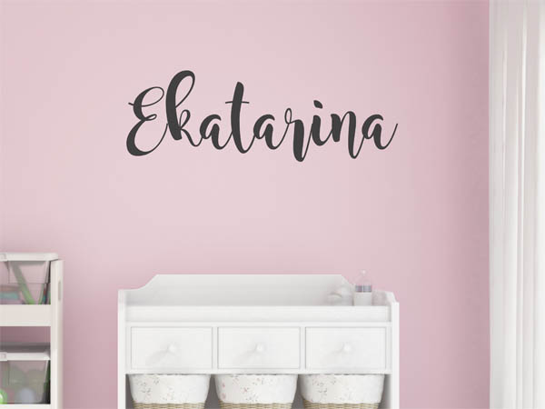 Wandtattoo Ekatarina in Handschrift