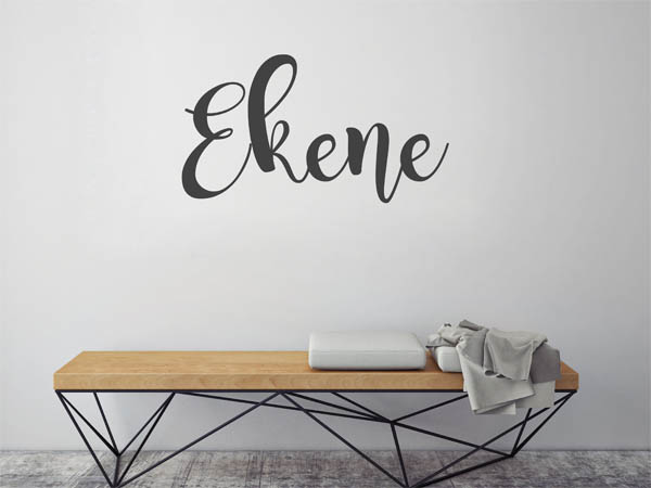Wandtattoo Ekene in Handschrift