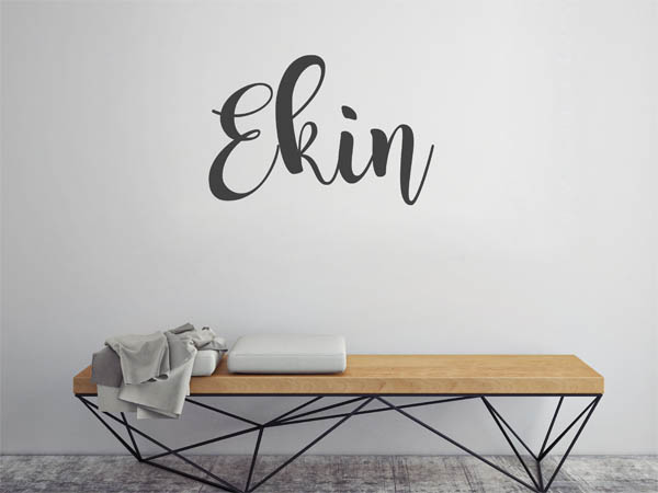 Wandtattoo Ekin in Handschrift