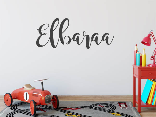 Wandtattoo Elbaraa in Handschrift