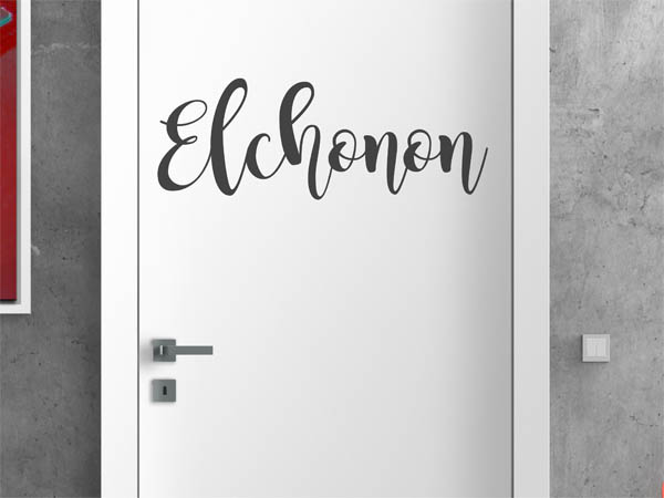 Wandtattoo Elchonon in Handschrift