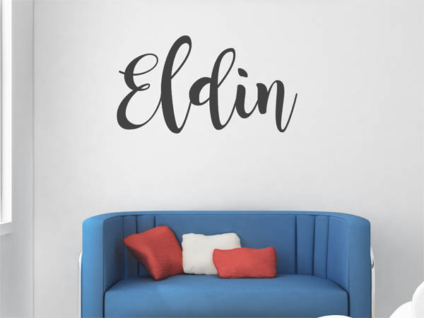 Wandtattoo Eldin in Handschrift