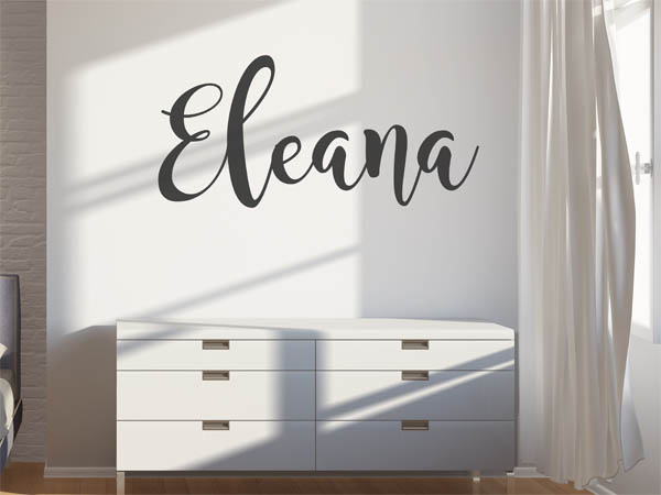 Wandtattoo Eleana in Handschrift