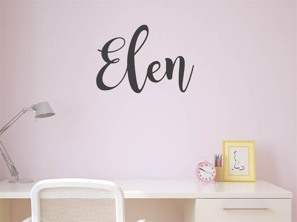 Wandtattoo Elen in Handschrift