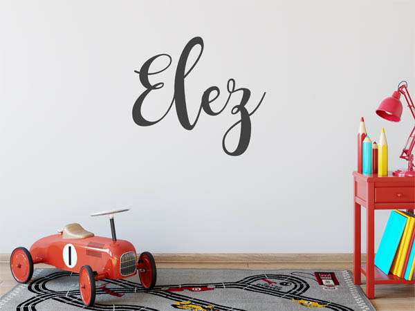 Wandtattoo Elez in Handschrift