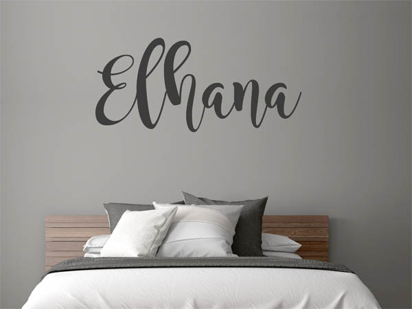 Wandtattoo Elhana in Handschrift