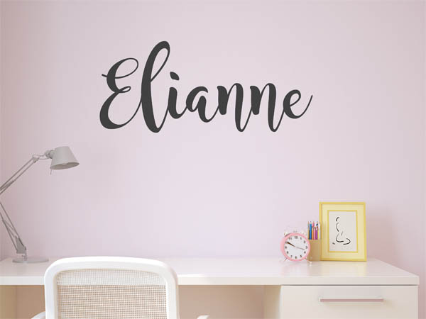Wandtattoo Elianne in Handschrift