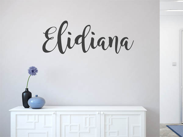 Wandtattoo Elidiana in Handschrift