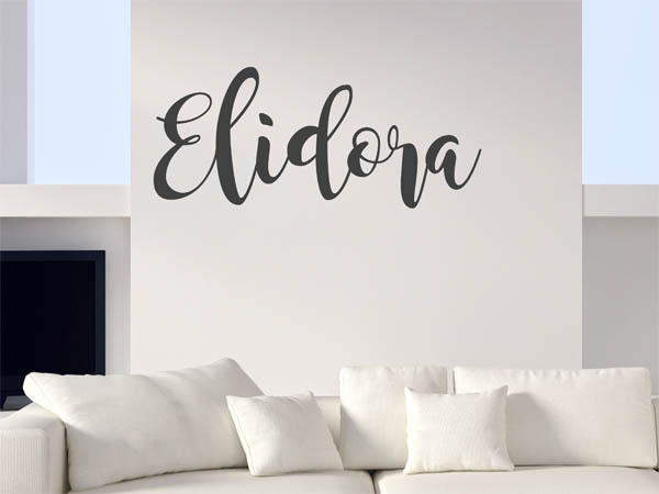 Wandtattoo Elidora in Handschrift