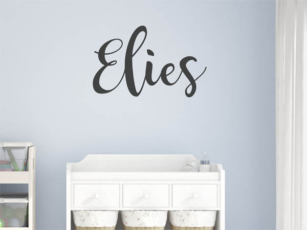 Wandtattoo Elies in Handschrift