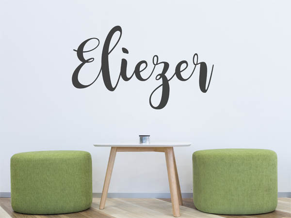 Wandtattoo Eliezer in Handschrift