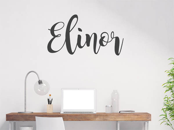 Wandtattoo Elinor in Handschrift