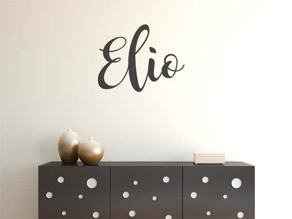 Wandtattoo Elio in Handschrift