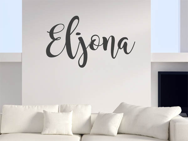 Wandtattoo Eljona in Handschrift