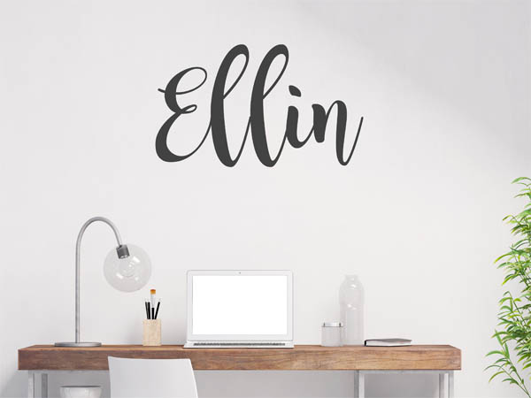 Wandtattoo Ellin in Handschrift